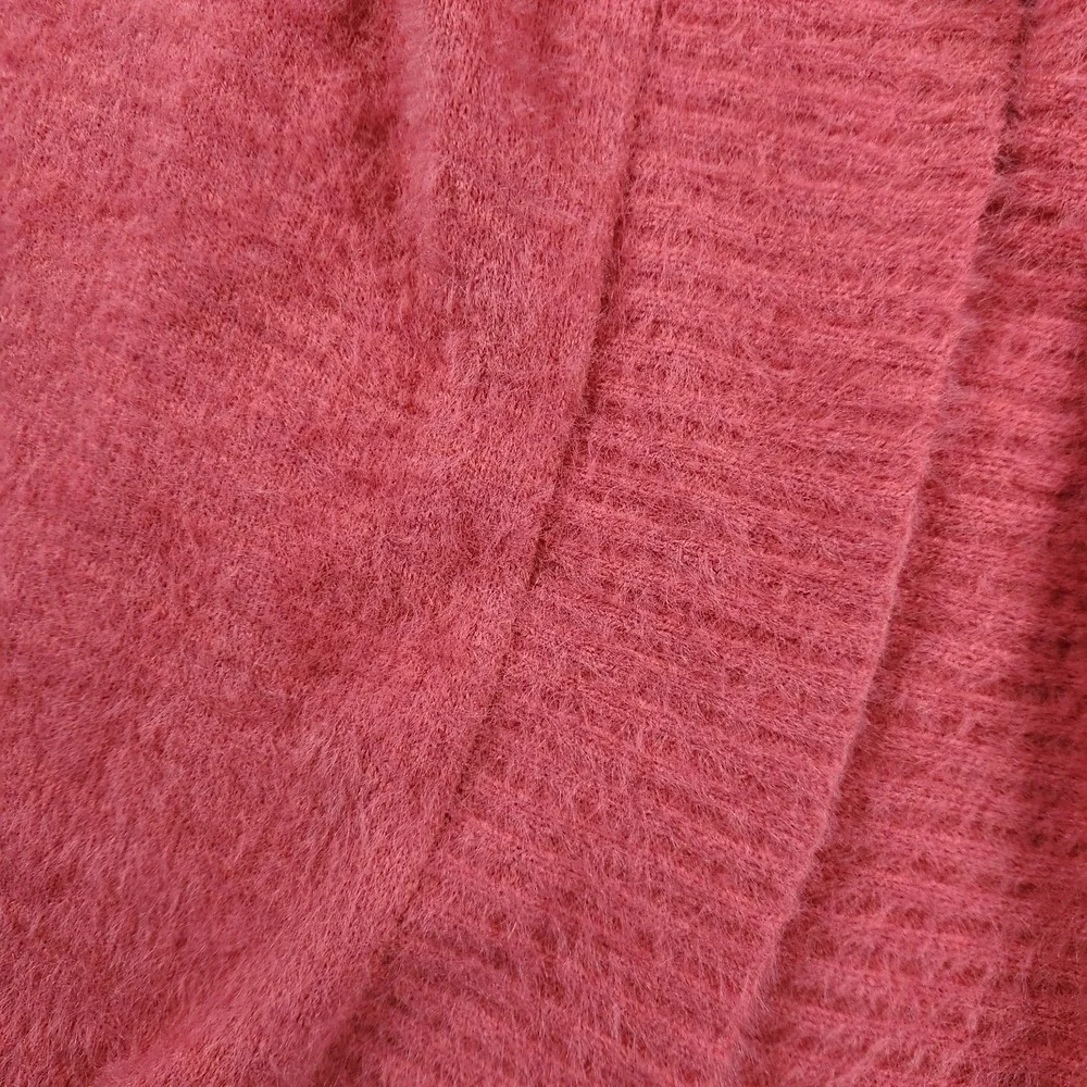 Boston Proper XS/S Pink Fuzzy Eyelash Knit Cardigan Sweater Plush Relaxed Dolman